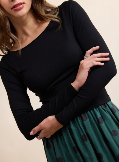 SS RONAN BOATNECK KNIT