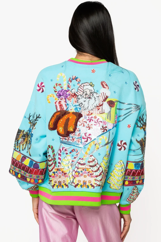 QOS VINTAGE GINGERBREAD SWEATSHIRT