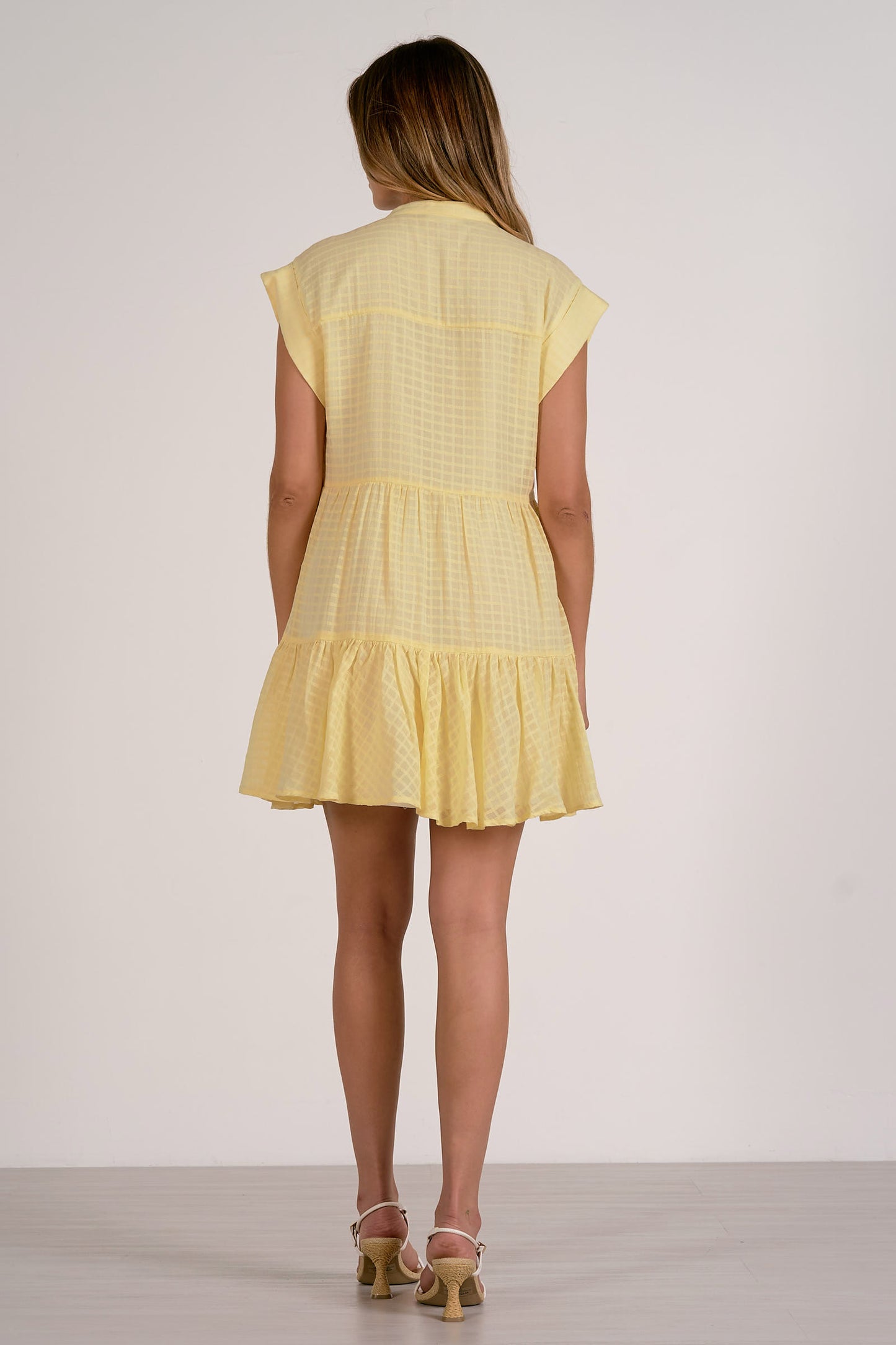 ELAN CAP SLEEVE MINI DRESS