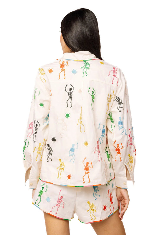 MULTI SKELETON BUTTON UP