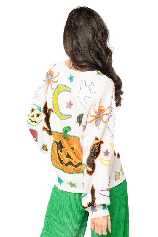 QOS ICON HALLOWEEN CARDI