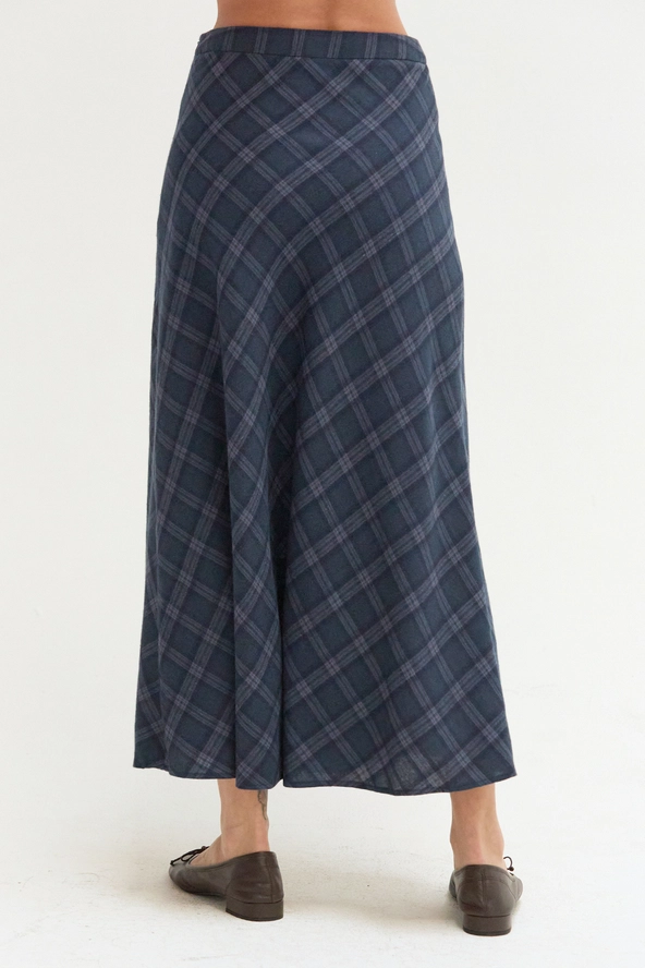 SANDRA FLOWY MIDI SKIRT
