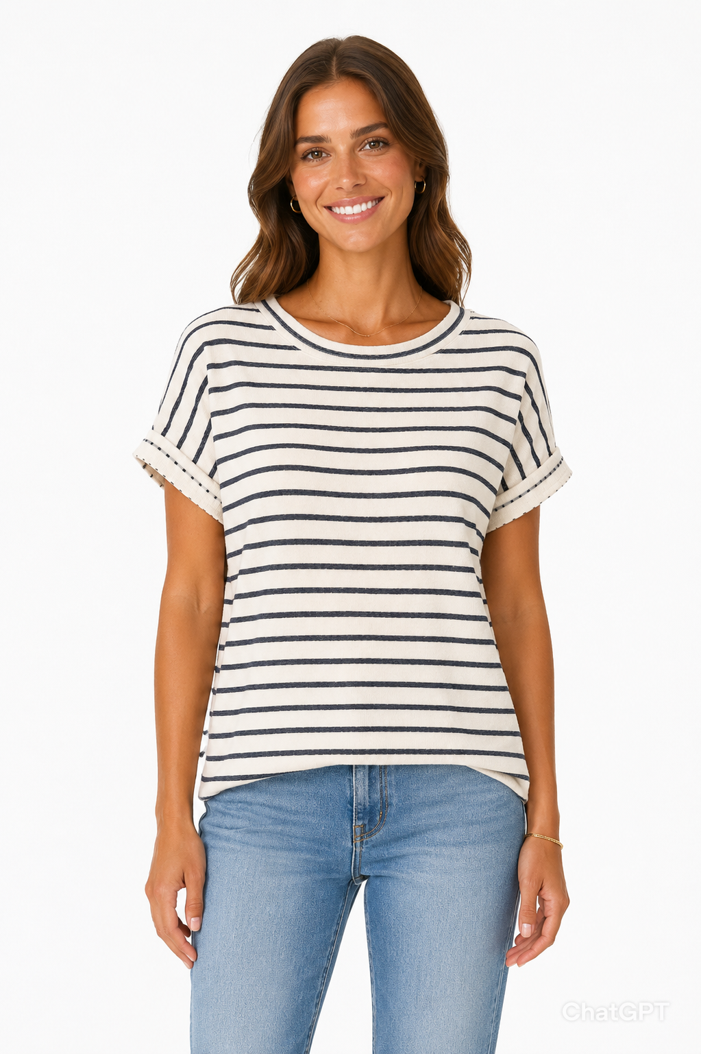 PST ZADIE STRIPED TEE