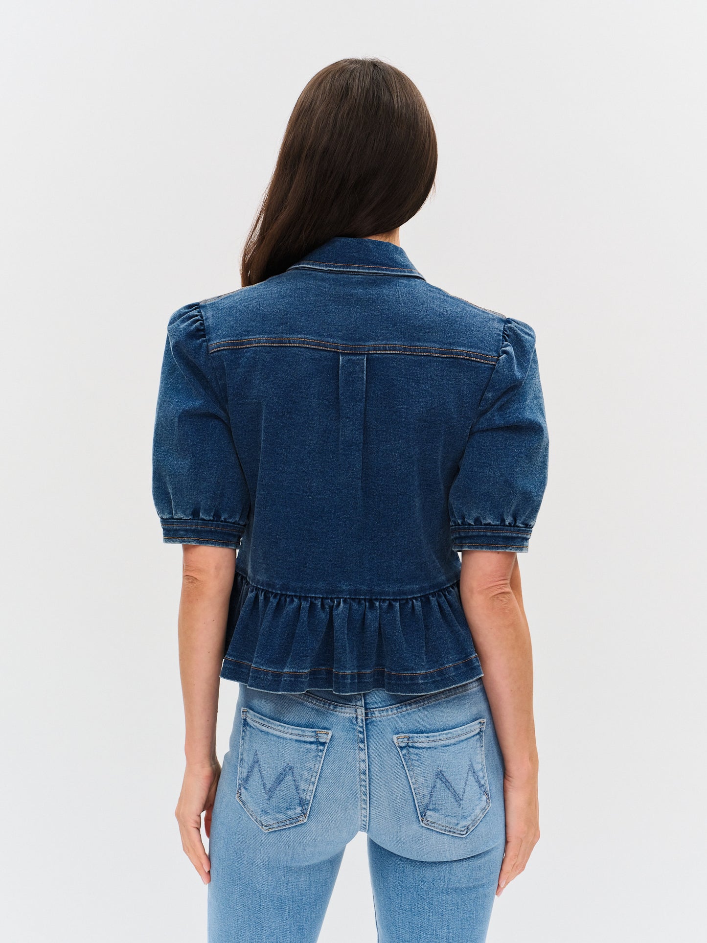 650 DELANCEY PEPLUM TOP