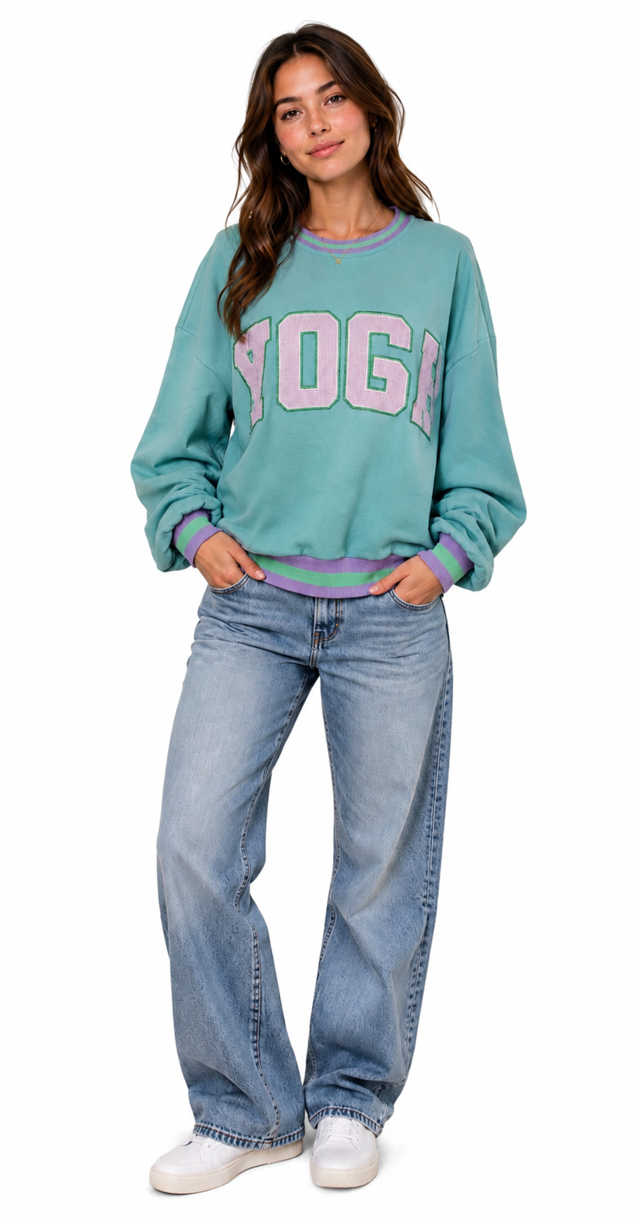QUEEN OF SPARKLES YOGA SWEATSHIRT