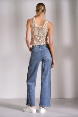 ELAN SLEEVELESS CROTCHET TOP