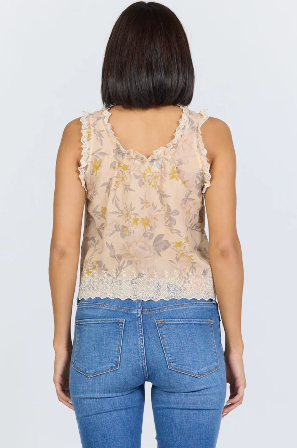 DEAR JOHN BUTTON FRONT ADA TOP