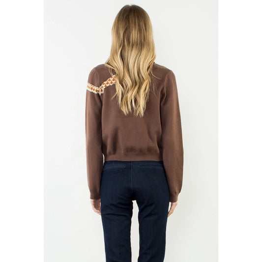 THML COLLARED CAT CARDI