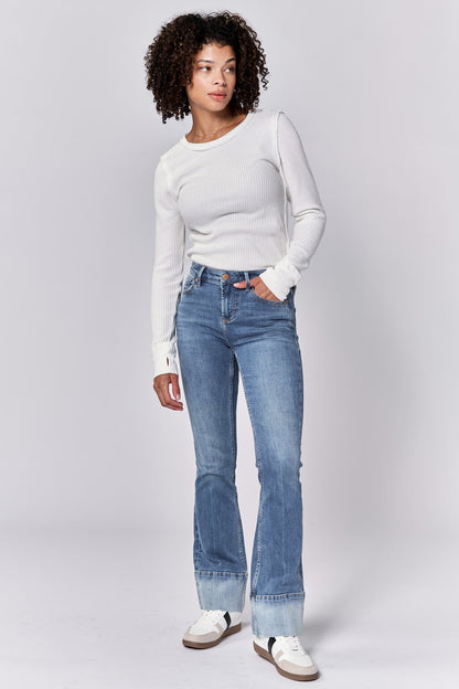 DJ - MID-RISE FULL INSEAM BOOTCUT
