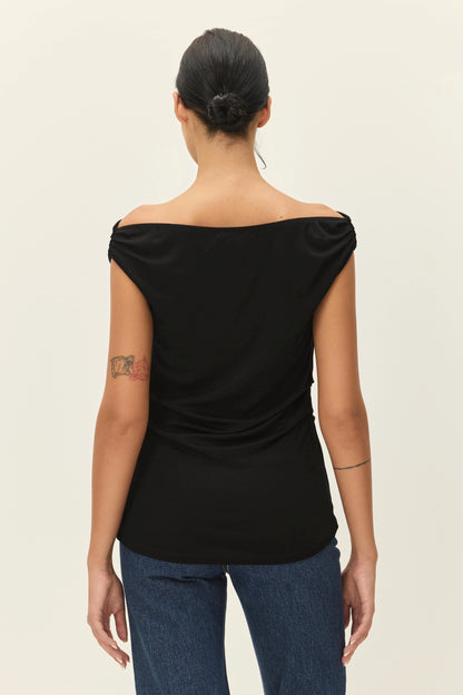 ETL ISABEAU DRAPED TOP