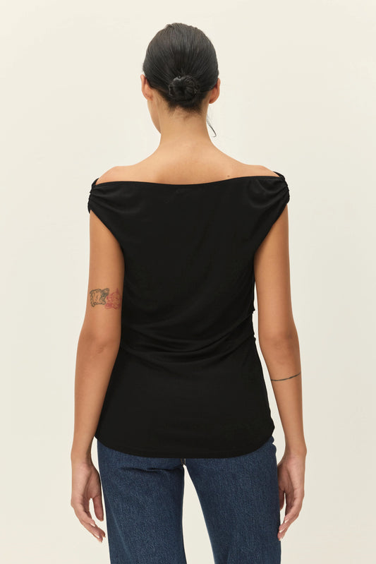 ETL ISABEAU DRAPED TOP