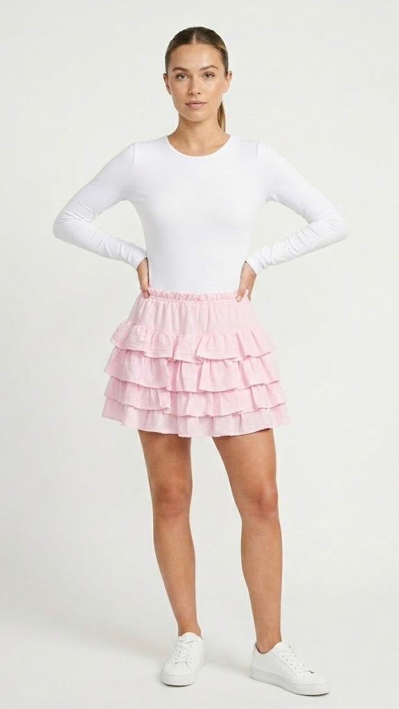 OCEAN DRIVE  RUFFLE SKORT
