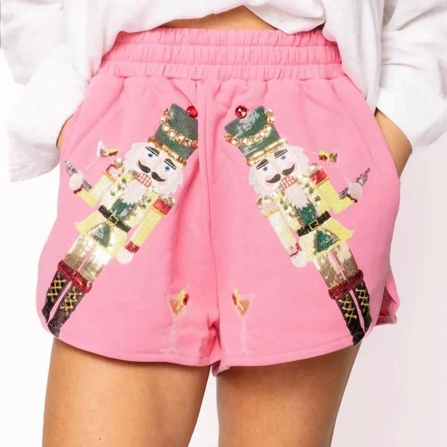 QOS - MARTINI NUTCRACKER SHORTS PINK