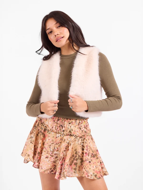 SENNA FAUX FUR VEST