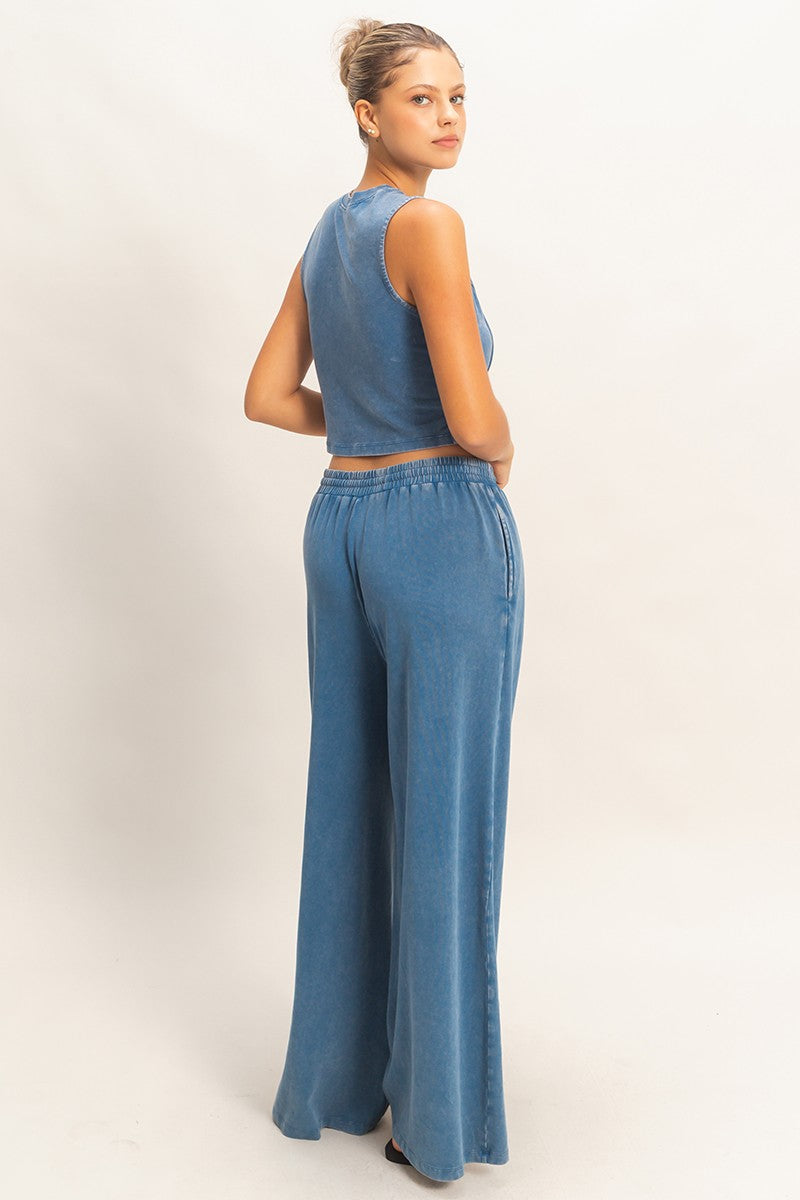 MINERAL WASH PANT