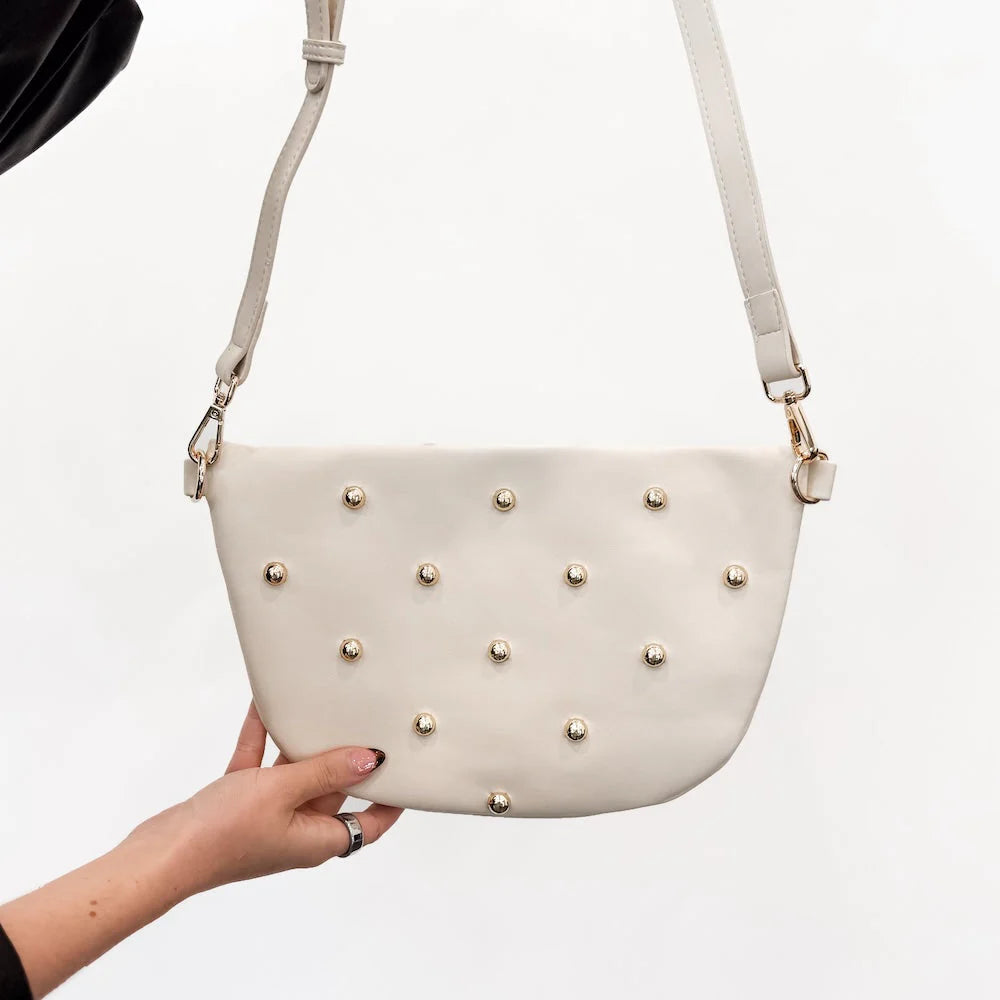 CHIC GOLD STUDDED WESTLYN BUM BAG