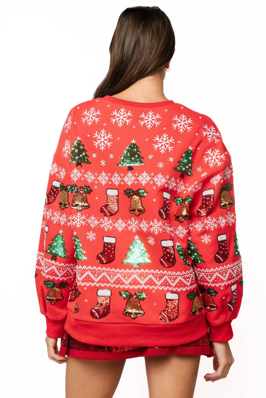 QOS SNOWFLAKE ICONS SWEATSHIRT