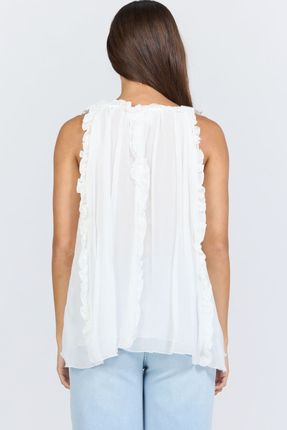 DEAR JOHN RELAXED FIT RUFFLE RENATA TOP