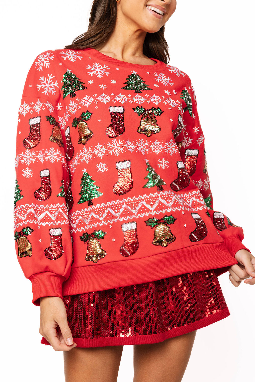 QOS SNOWFLAKE ICONS SWEATSHIRT