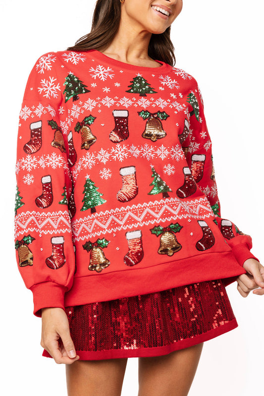 QOS SNOWFLAKE ICONS SWEATSHIRT