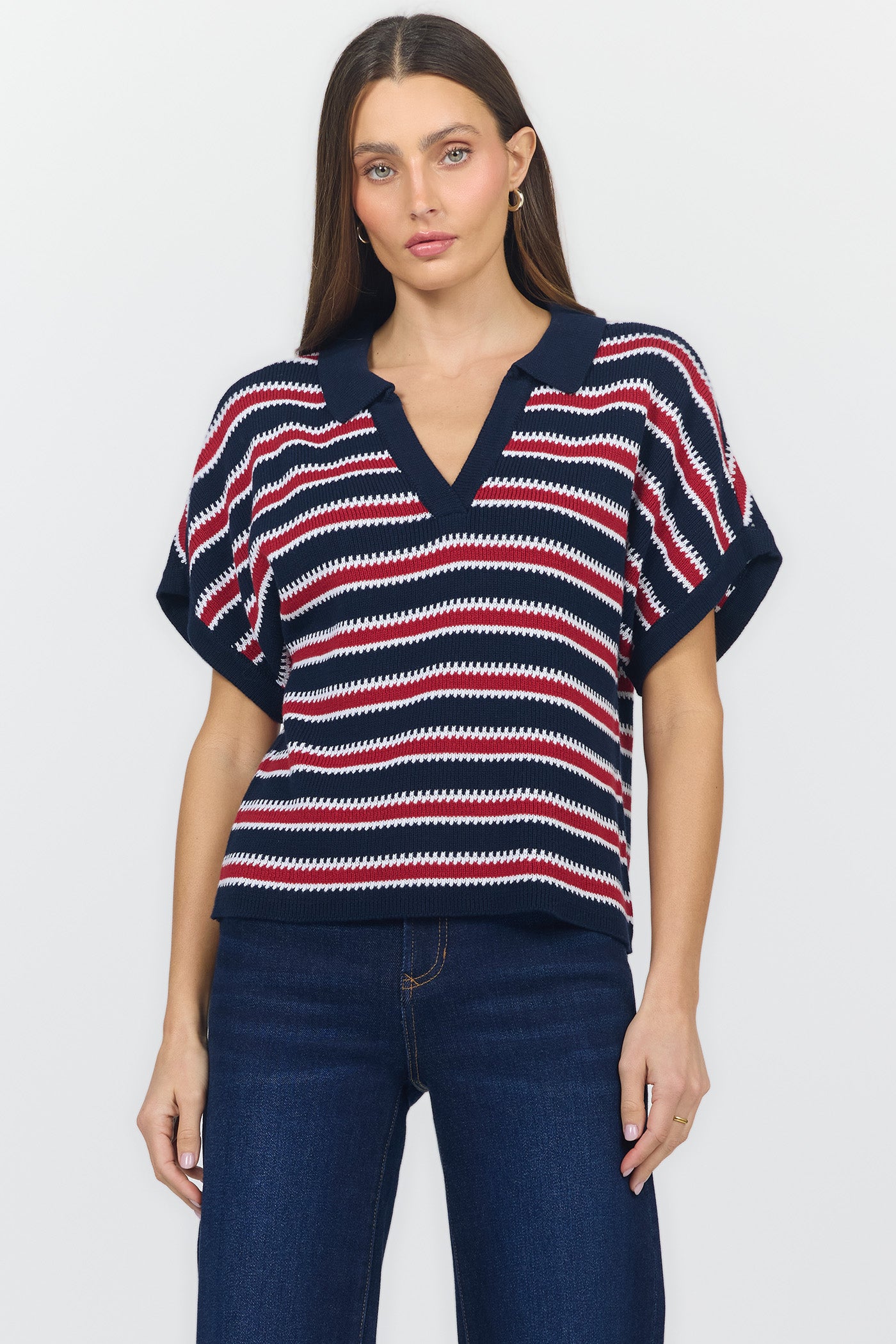DJ YELENA COLLARED TOP