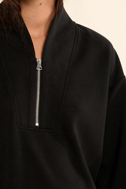 EDIE KNIT ZIPUP