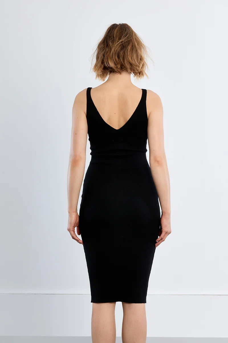 MB RHINESTONE MIDI DRESS