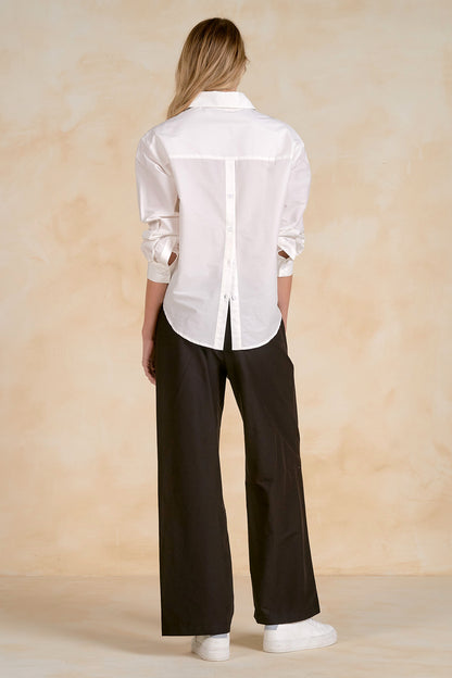 ELAN OPEN BACK BUTTON DOWN