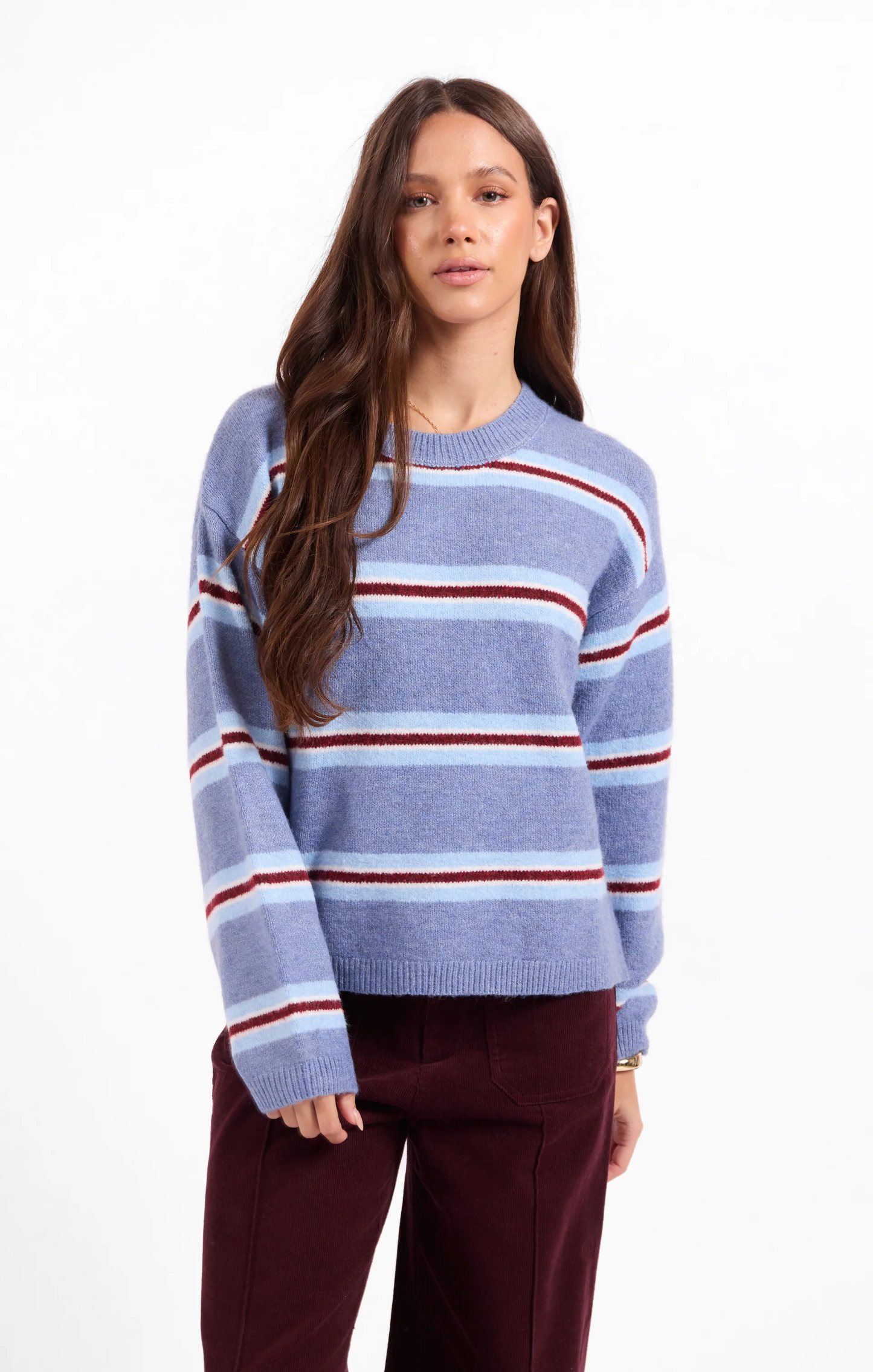 HUDSON STRIPE SWEATER