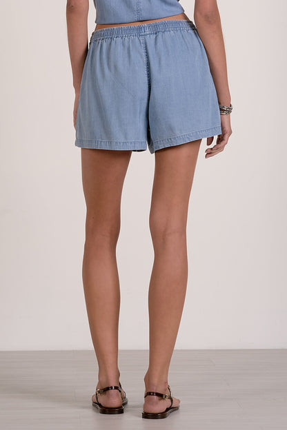 ELAN CHAMBRAY DENIM SHORT