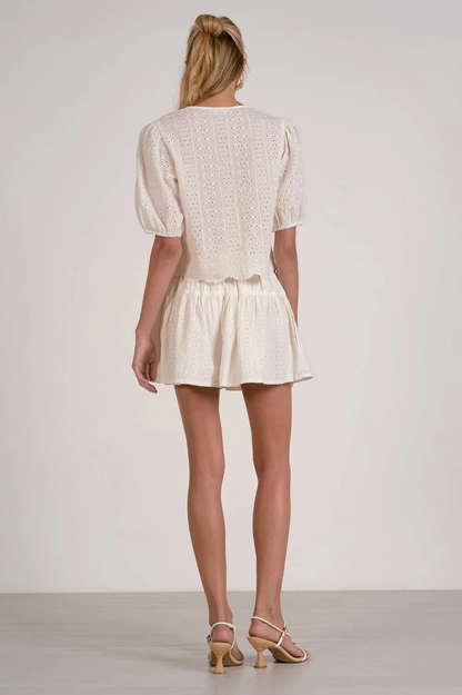 ELAN BUTTON FRONT AMELIA SHORTS