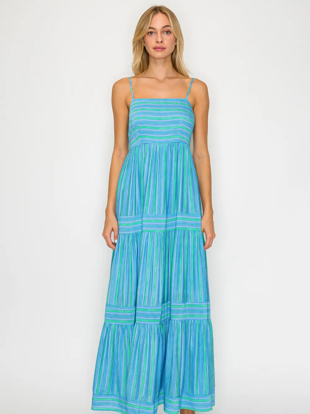 SANTORINI COASTAL DRIFT MAXI DRESS