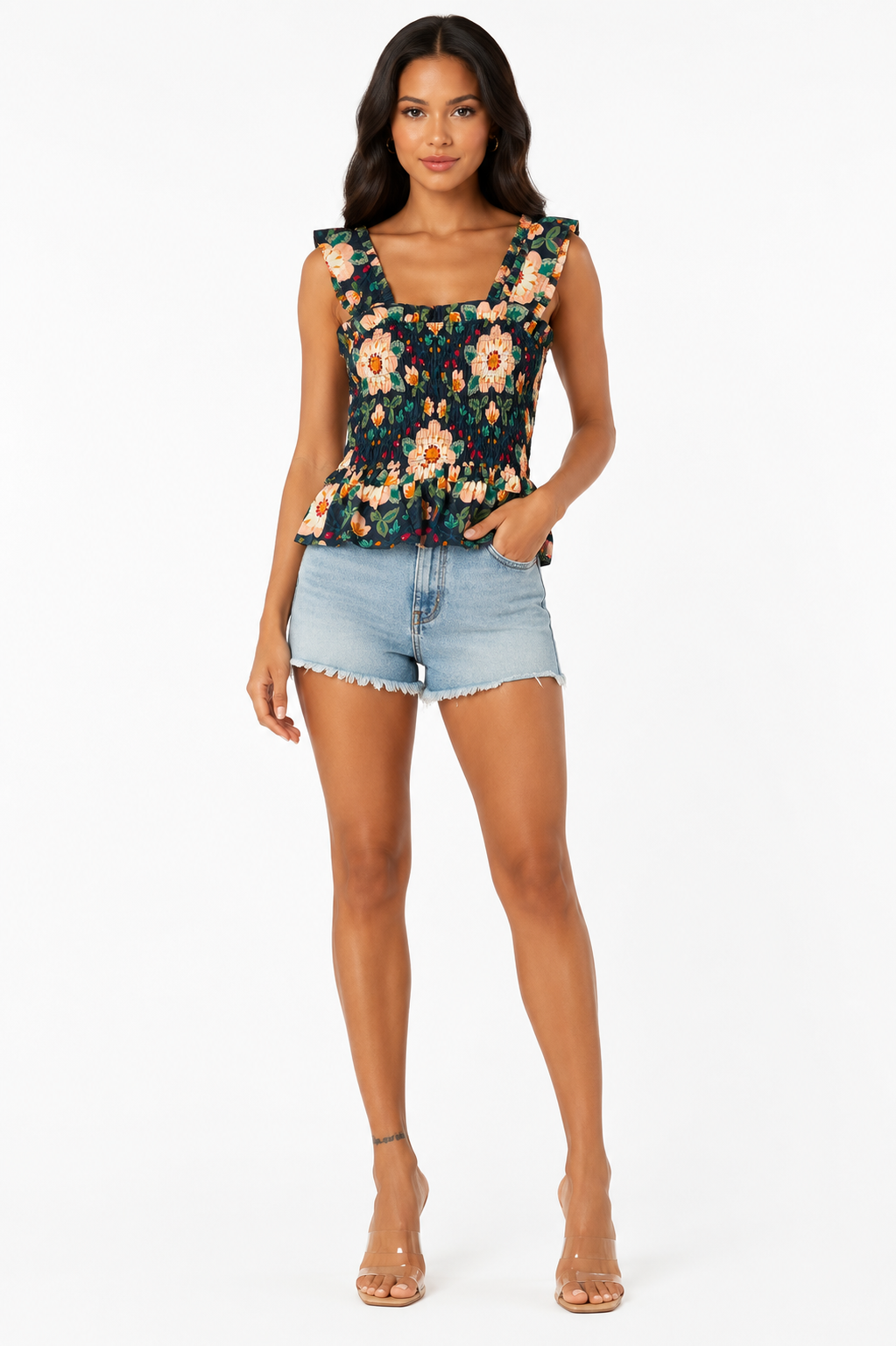 SO WILD ROSE AVERY TOP