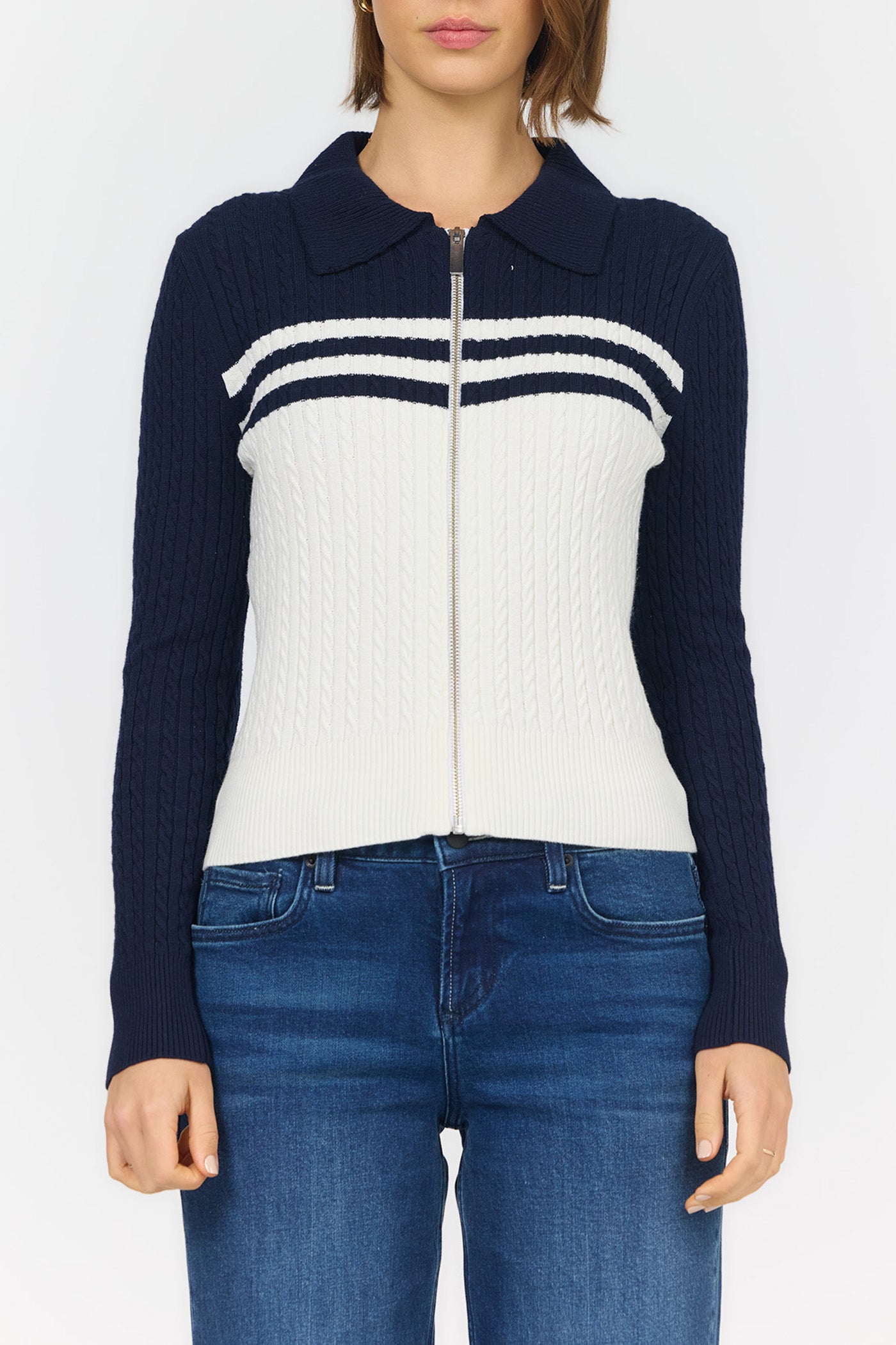 DJ NOLA ZIP UP SWEATER