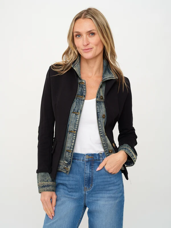 650 CLARISSA MIX MEDIA JACKET