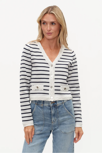 650 - BLAIRE STRIPED CARDIGAN