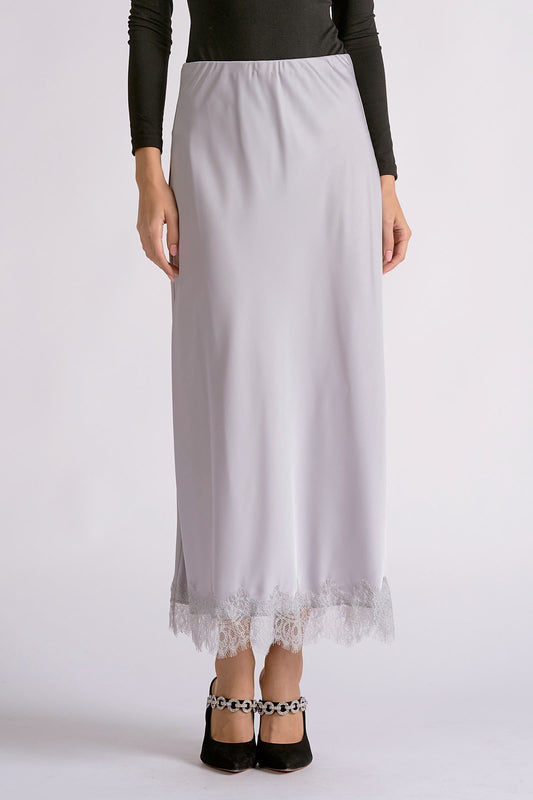 ELAN LACE TRIM MAXI SKIRT