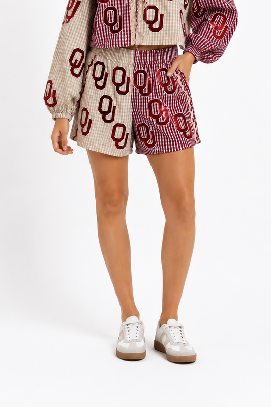 LICENSED OU COLORBLOCK SHORTS