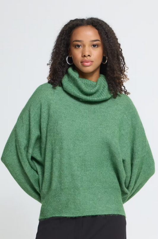 COWLNECK TURTLENECK KNIT