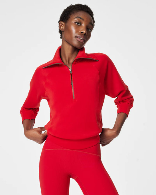 SPANX AIRESSENTIALS HALF ZIP