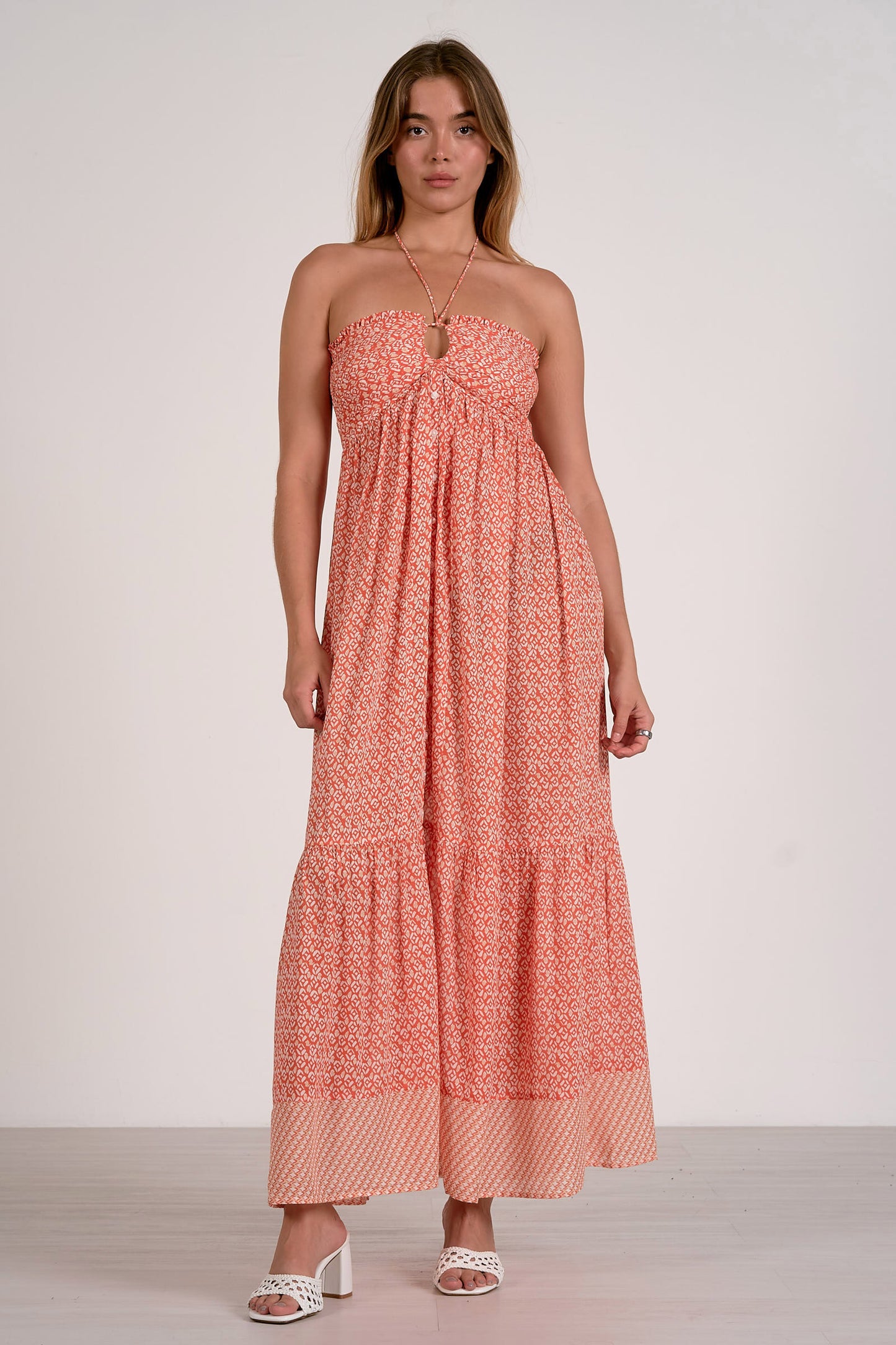 ELAN TIE FRONT MAXI