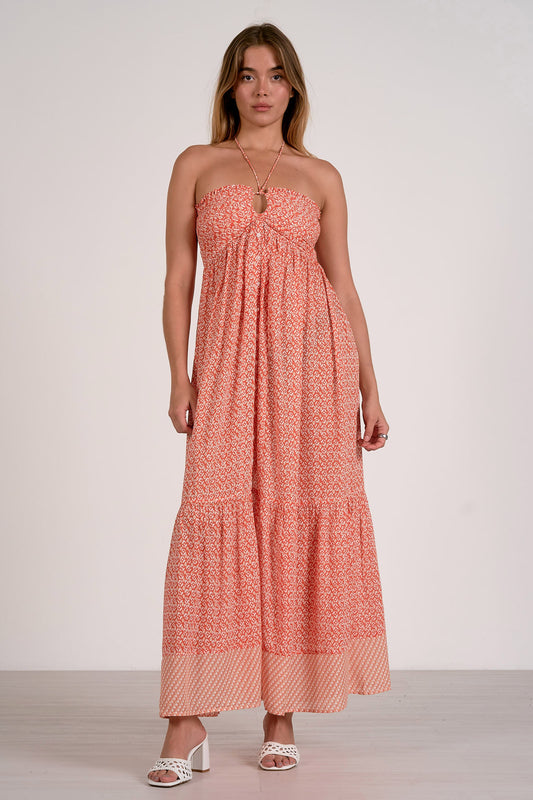 ELAN TIE FRONT MAXI