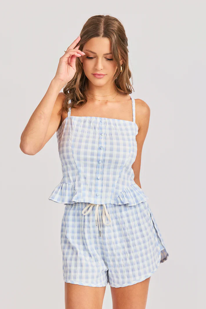 STARLET GINGHAM TOP