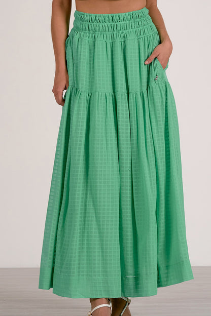 ELAN SMOCKED TOP SKIRT