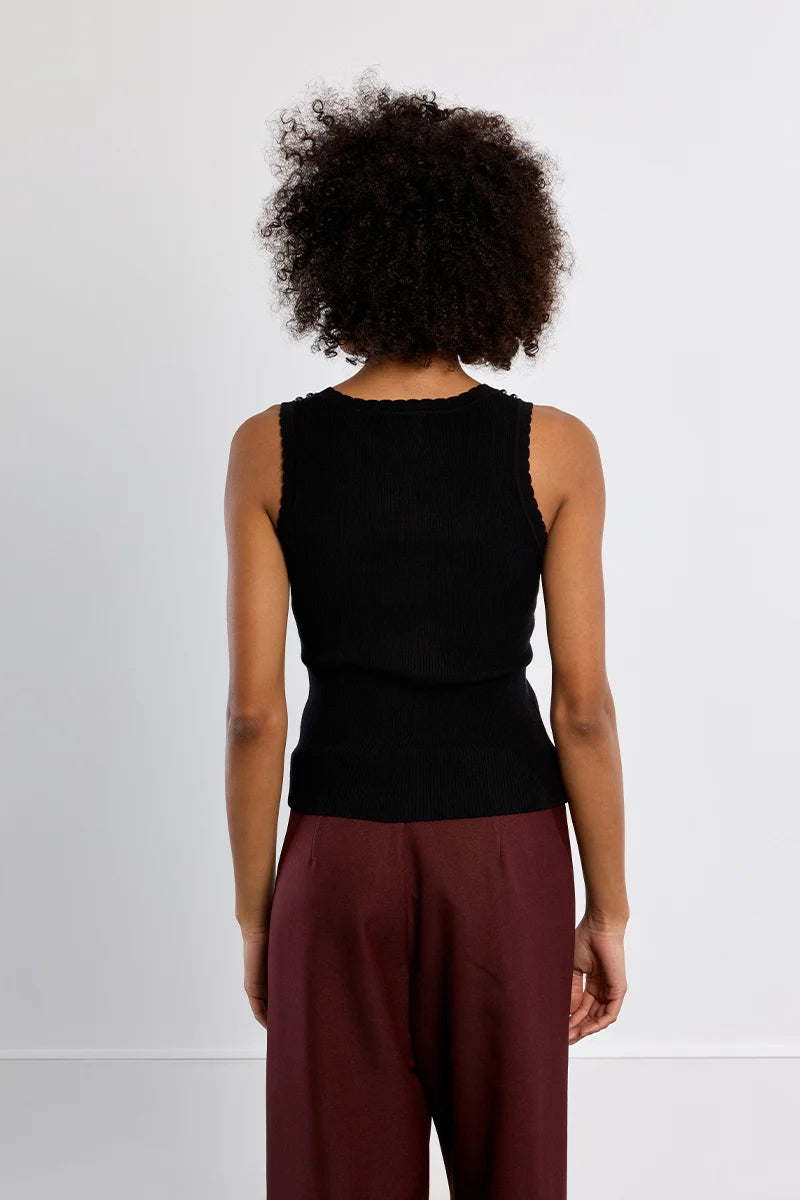 MB RIBBED STUD TANK TOP