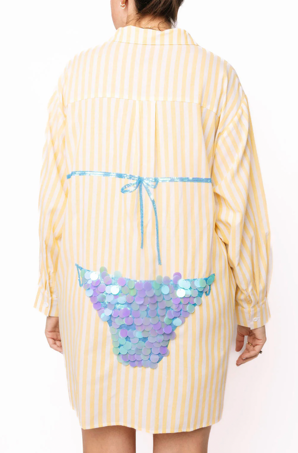 QOS SEQUIN BIKINI COVERUP