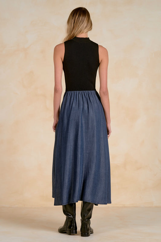 ELAN MAXI MOCK DRESS