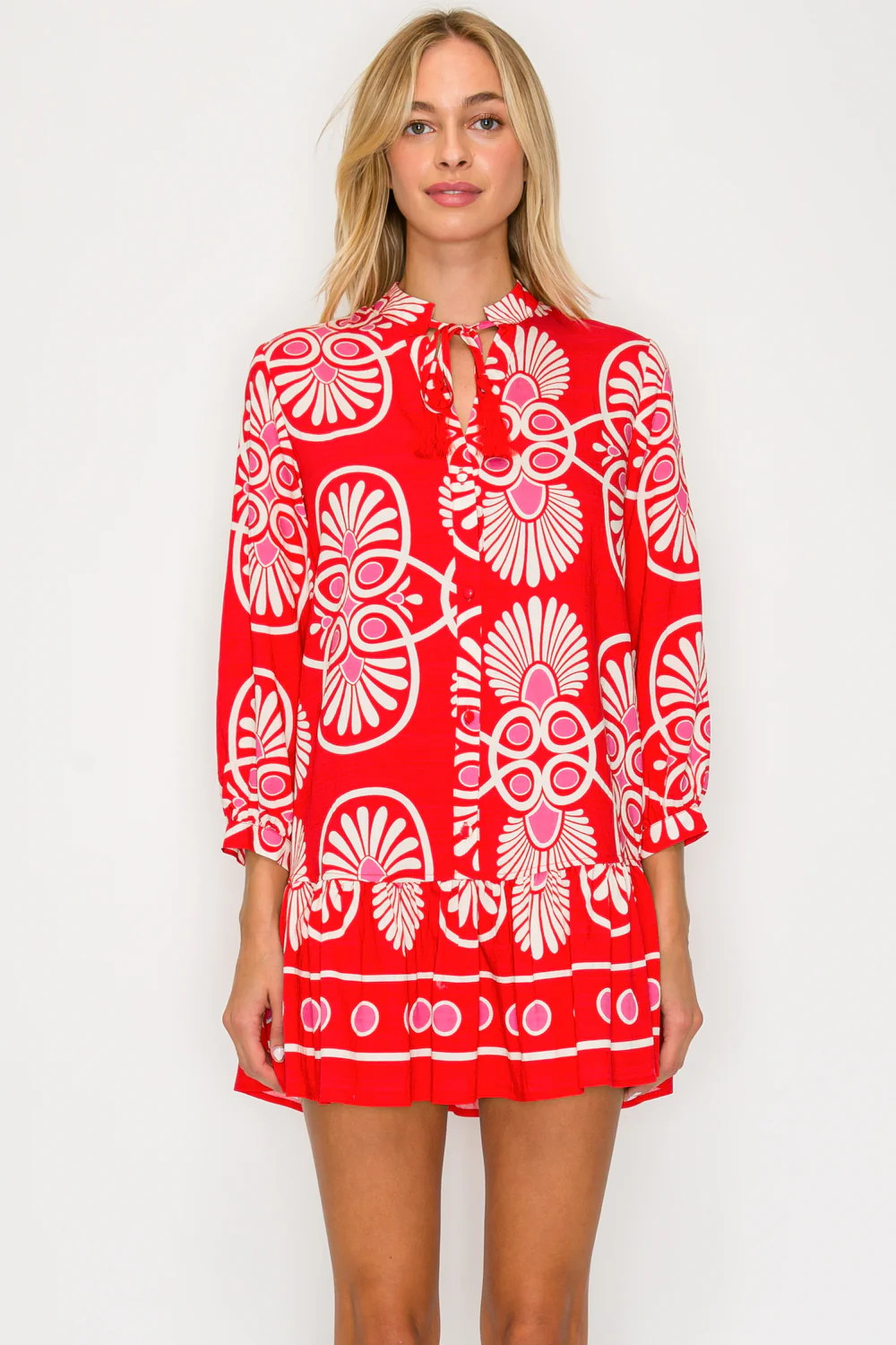 FESTIVAL MEDALLION SHORT DRESS