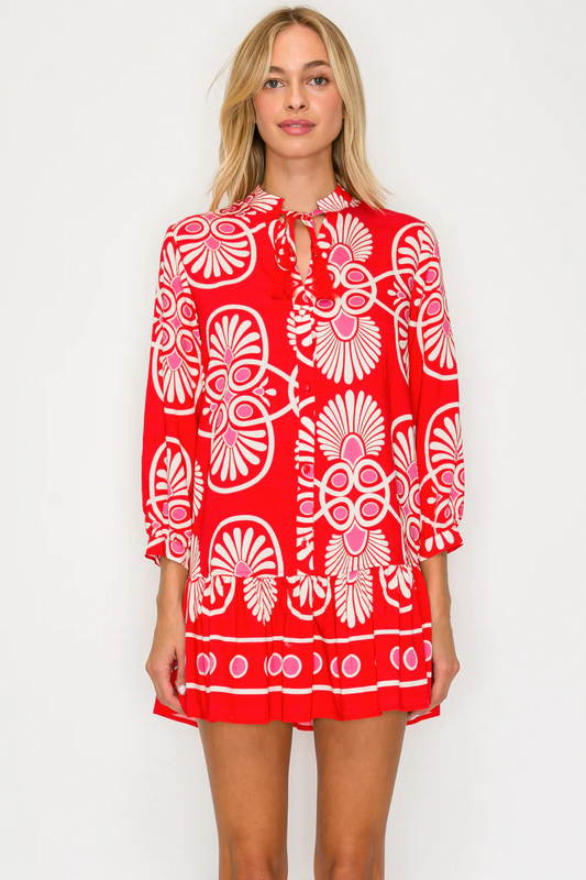 FESTIVAL MEDALLION SHORT DRESS