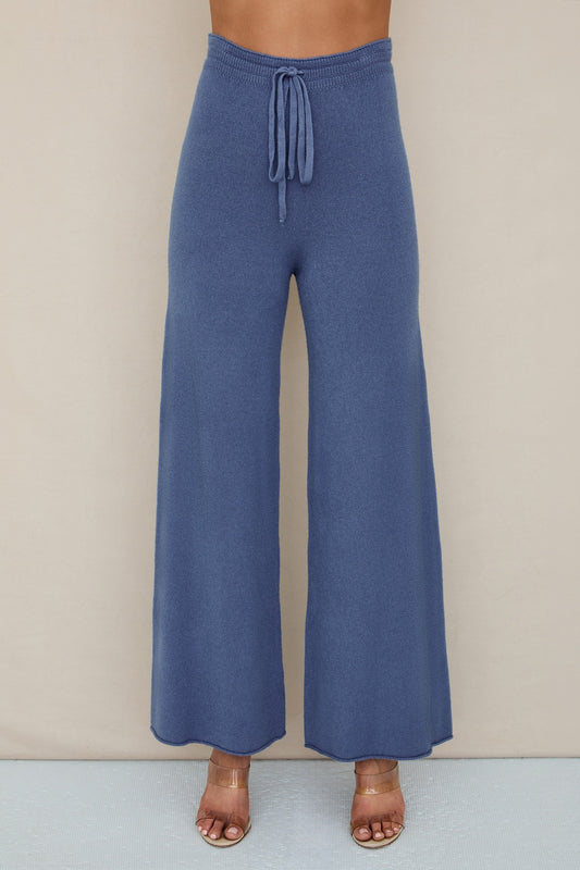 MM ITALIAN WIDE LEG KNIT PANTS